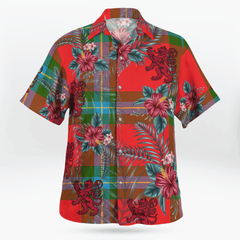Clan MacLaine of Loch Buie Tartan Scottish Lion Hawaiian Shirt TO94 MacLaine of Loch Buie Tartan Tartan Hawaii Shirt   