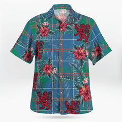 Clan MacHardy Ancient Tartan Scottish Lion Hawaiian Shirt OZ29 MacHardy Ancient Tartan Tartan Hawaii Shirt   