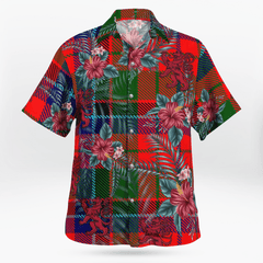 Clan Macnicol Tartan Scottish Lion Hawaiian Shirt GW97 Macnicol Tartan Tartan Hawaii Shirt   