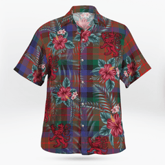 Clan MacDuff Hunting Modern Tartan Scottish Lion Hawaiian Shirt AS30 MacDuff Hunting Modern Tartan Tartan Hawaii Shirt   
