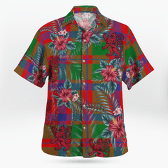 Clan MacKintosh Modern Tartan Scottish Lion Hawaiian Shirt SU68 MacKintosh Modern Tartan Tartan Hawaii Shirt   