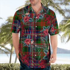 Clan Cochrane Modern Tartan Scottish Lion Hawaiian Shirt NL65 Cochrane Modern Tartan Tartan Hawaii Shirt   