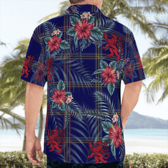 Clan Crichton Tartan Scottish Lion Hawaiian Shirt RS93 Crichton Tartan Tartan Hawaii Shirt   