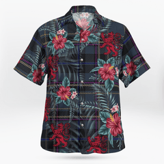 Clan Conway Tartan Scottish Lion Hawaiian Shirt GN37 Conway Tartan Tartan Hawaii Shirt   