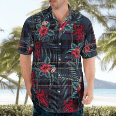 Clan Conway Tartan Scottish Lion Hawaiian Shirt GN37 Conway Tartan Tartan Hawaii Shirt   