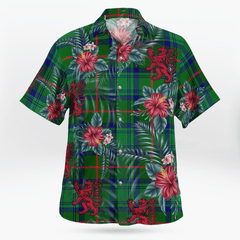 Clan Cranstoun Tartan Scottish Lion Hawaiian Shirt FF90 Cranstoun Tartan Tartan Hawaii Shirt   