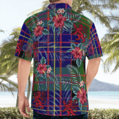 Clan Chalmer Tartan Scottish Lion Hawaiian Shirt KB79 Chalmer Tartan Tartan Hawaii Shirt   