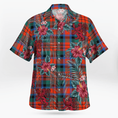 Clan MacDuff Ancient Tartan Scottish Lion Hawaiian Shirt UC49 MacDuff Ancient Tartan Tartan Hawaii Shirt   