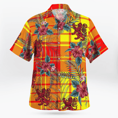 Clan MacMillan Tartan Scottish Lion Hawaiian Shirt OR26 MacMillan Tartan Tartan Hawaii Shirt   