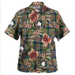 Clan Tennant Ancient Tartan Crest Badge Aloha Hawaiian Shirt Tropical Old Style GI89 Tennant Ancient Tartan Tartan Today   