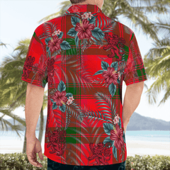 Clan MacNab Modern Tartan Scottish Lion Hawaiian Shirt BO22 MacNab Modern Tartan Tartan Hawaii Shirt   