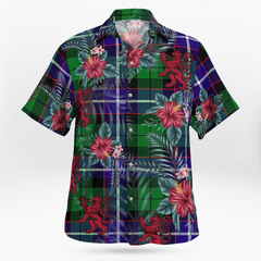 Clan Hunter Tartan Scottish Lion Hawaiian Shirt FP41 Hunter Tartan Tartan Hawaii Shirt   
