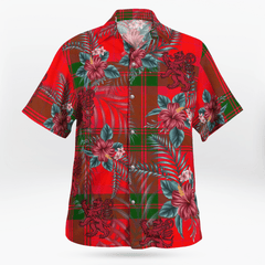 Clan MacNab Modern Tartan Scottish Lion Hawaiian Shirt BO22 MacNab Modern Tartan Tartan Hawaii Shirt   