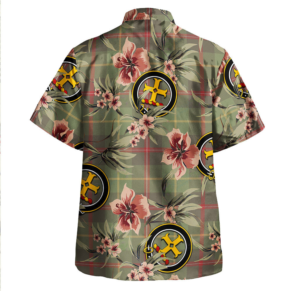 Clan Symington Weathered Tartan Crest Badge Aloha Hawaiian Shirt Tropical Old Style RC11 Symington Weathered Tartan Tartan Today   