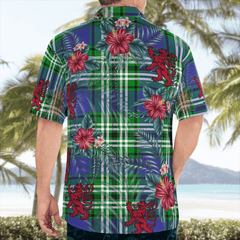 Clan Learmonth Tartan Scottish Lion Hawaiian Shirt OE16 Learmonth Tartan Tartan Hawaii Shirt   