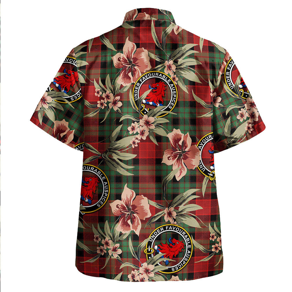 Clan Murdoch Modern Tartan Crest Badge Aloha Hawaiian Shirt Tropical Old Style TY52 Murdoch Modern Tartan Tartan Today   