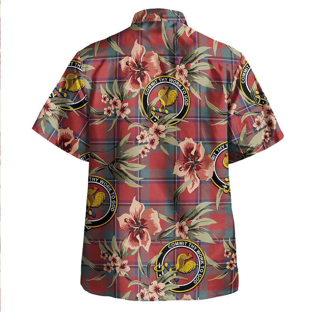 Clan Sinclair Weathered Tartan Crest Badge Aloha Hawaiian Shirt Tropical Old Style YU63 Sinclair Weathered Tartan Tartan Today   