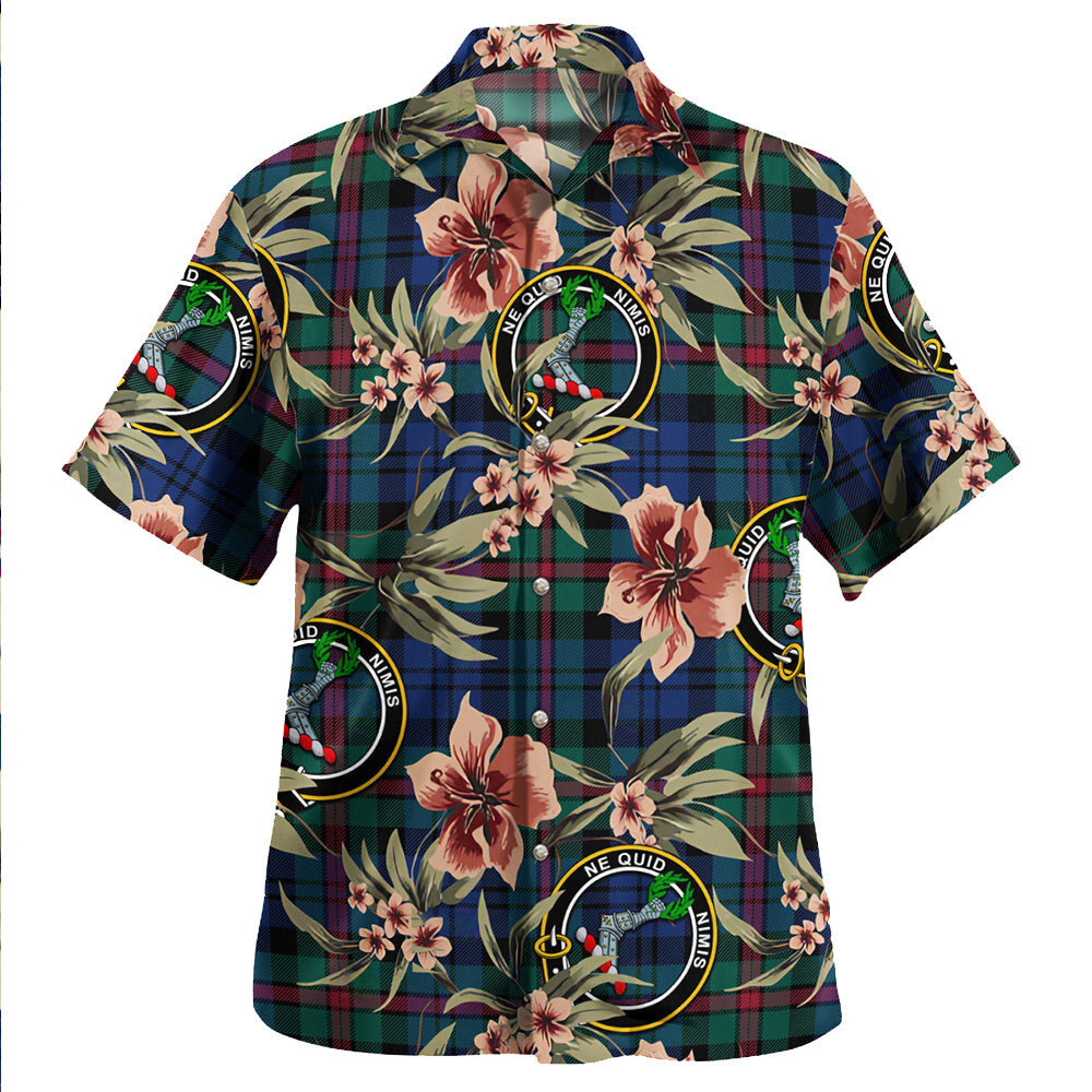 Clan MacKinlay Modern Tartan Crest Badge Aloha Hawaiian Shirt Tropical Old Style EI27 MacKinlay Modern Tartan Tartan Today   