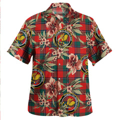 Clan Sinclair Modern Tartan Crest Badge Aloha Hawaiian Shirt Tropical Old Style QL66 Sinclair Modern Tartan Tartan Today   