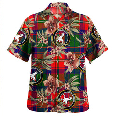 Clan Riddell Tartan Crest Badge Aloha Hawaiian Shirt Tropical Old Style AY25 Riddell Tartan Tartan Today   