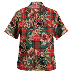 Clan Nisbet (Nisbit) Modern Tartan Crest Badge Aloha Hawaiian Shirt Tropical Old Style KT58 Nisbet (Nisbit) Modern Tartan Tartan Today   
