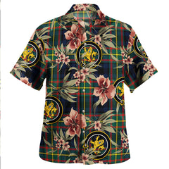 Clan MacLeish Modern Tartan Crest Badge Aloha Hawaiian Shirt Tropical Old Style SI31 MacLeish Modern Tartan Tartan Today   