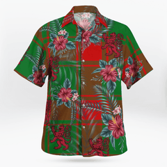 Clan Middleton Modern Tartan Scottish Lion Hawaiian Shirt JU44 Middleton Modern Tartan Tartan Hawaii Shirt   