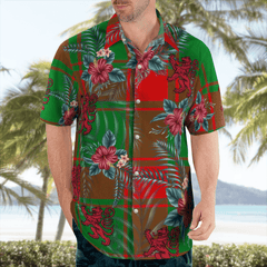 Clan Middleton Modern Tartan Scottish Lion Hawaiian Shirt JU44 Middleton Modern Tartan Tartan Hawaii Shirt   