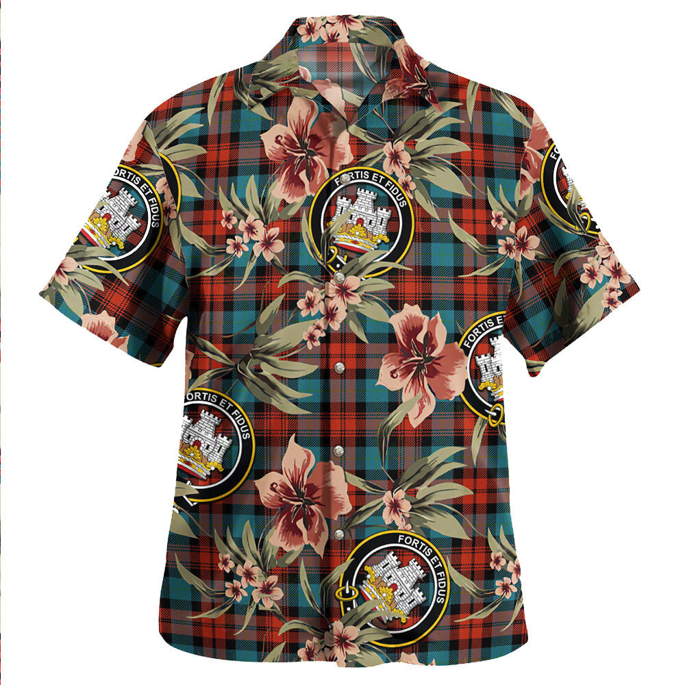 Clan MacLachlan Ancient Tartan Crest Badge Aloha Hawaiian Shirt Tropical Old Style YG81 MacLachlan Ancient Tartan Tartan Today   