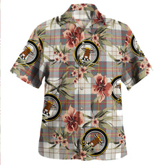 Clan Walker Dress Weathered Tartan Crest Badge Aloha Hawaiian Shirt Tropical Old Style WO92 Walker Dress Weathered Tartan Tartan Today   