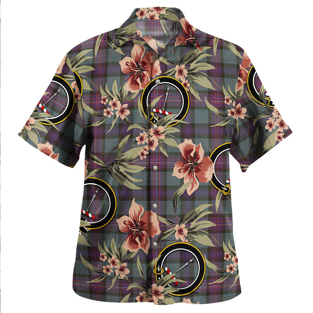Clan Rankin (Dalgliesh) Weathered Tartan Crest Badge Aloha Hawaiian Shirt Tropical Old Style NI82 Rankin (Dalgliesh) Weathered Tartan Tartan Today   