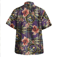 Clan Murray of Elibank Weathered Tartan Crest Badge Aloha Hawaiian Shirt Tropical Old Style DW53 Murray of Elibank Weathered Tartan Tartan Today   