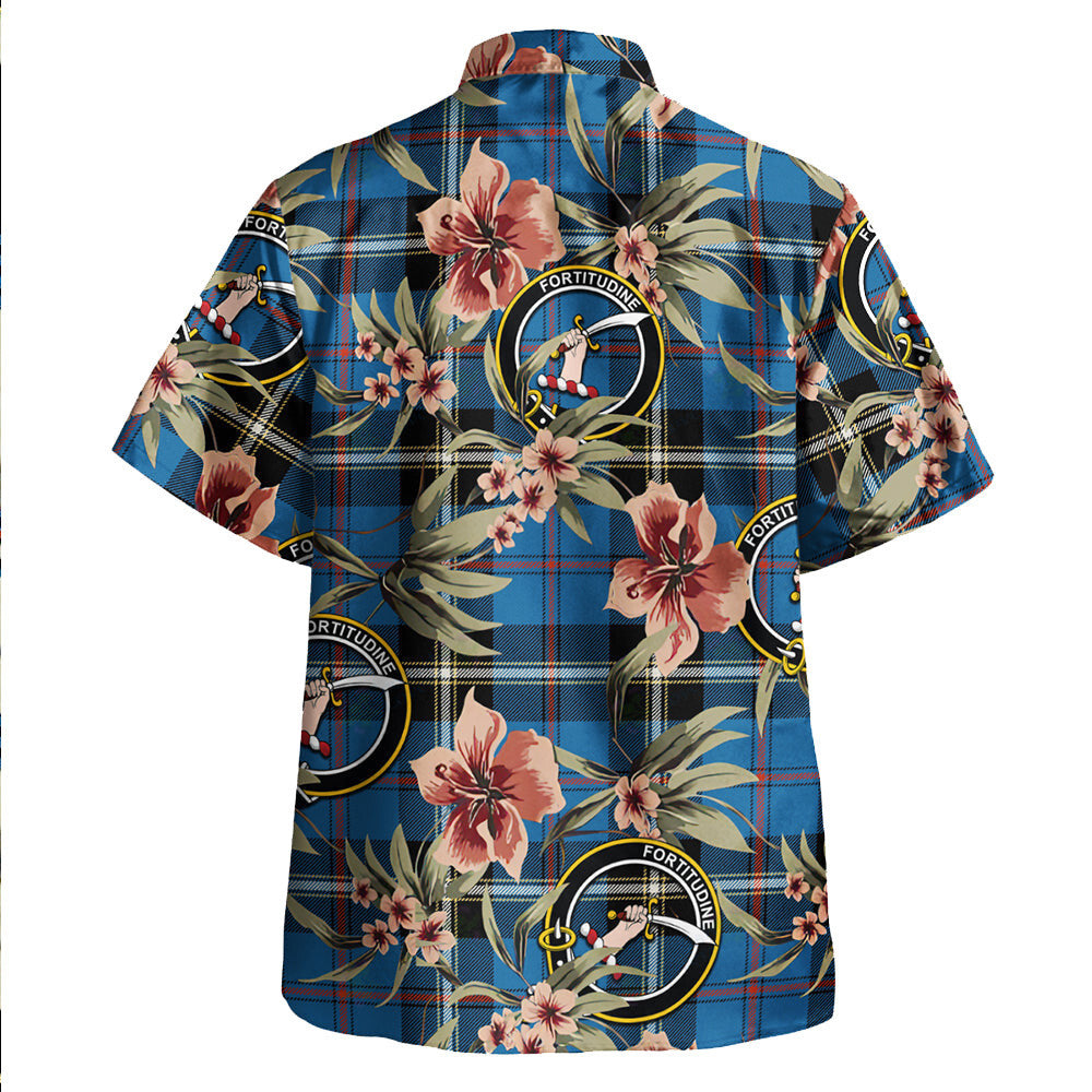 Clan MacRae of America Ancient Tartan Crest Badge Aloha Hawaiian Shirt Tropical Old Style JD61 MacRae of America Ancient Tartan Tartan Today   