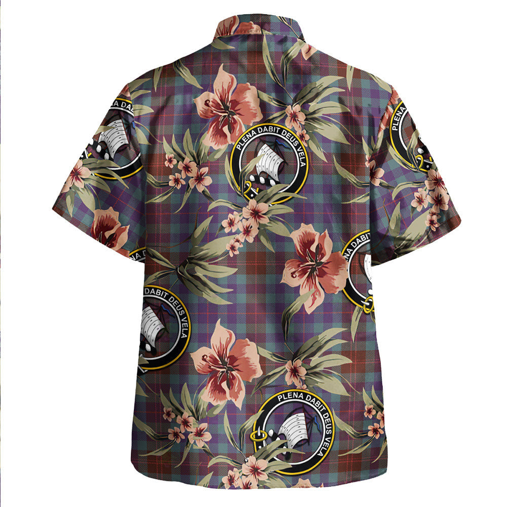 Clan Tennant Yules Weathered Tartan Crest Badge Aloha Hawaiian Shirt Tropical Old Style YK66 Tennant Yules Weathered Tartan Tartan Today   