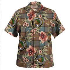 Clan Muir Weathered Tartan Crest Badge Aloha Hawaiian Shirt Tropical Old Style PN47 Muir Weathered Tartan Tartan Today   
