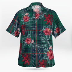 Clan Walker Tartan Scottish Lion Hawaiian Shirt OW85 Walker Tartan Tartan Hawaii Shirt   