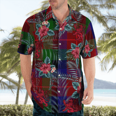 Clan Tennant Tartan Scottish Lion Hawaiian Shirt UC82 Tennant Tartan Tartan Hawaii Shirt   