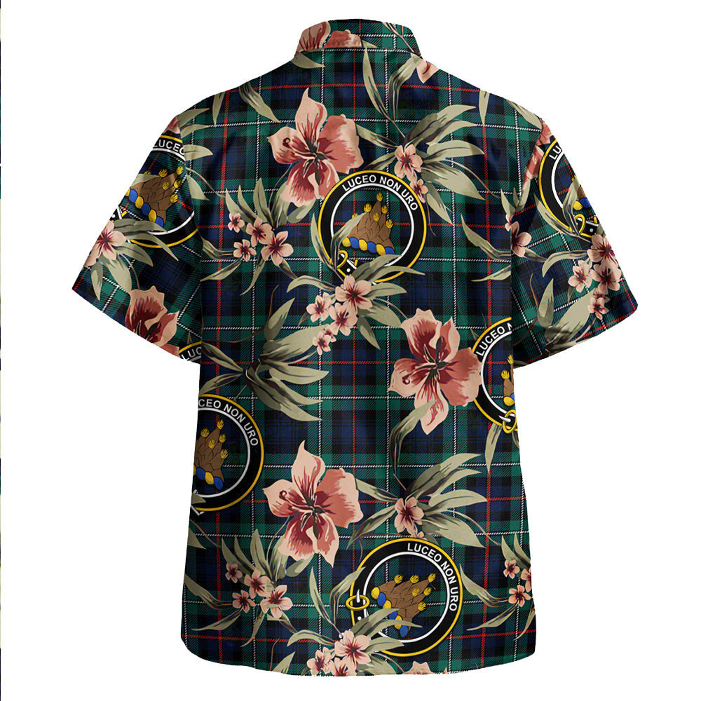 Clan MacKenzie Modern Tartan Crest Badge Aloha Hawaiian Shirt Tropical Old Style PI61 MacKenzie Modern Tartan Tartan Today   