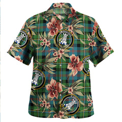 Clan Malcolm Ancient Tartan Crest Badge Aloha Hawaiian Shirt Tropical Old Style MN83 Malcolm Ancient Tartan Tartan Today   