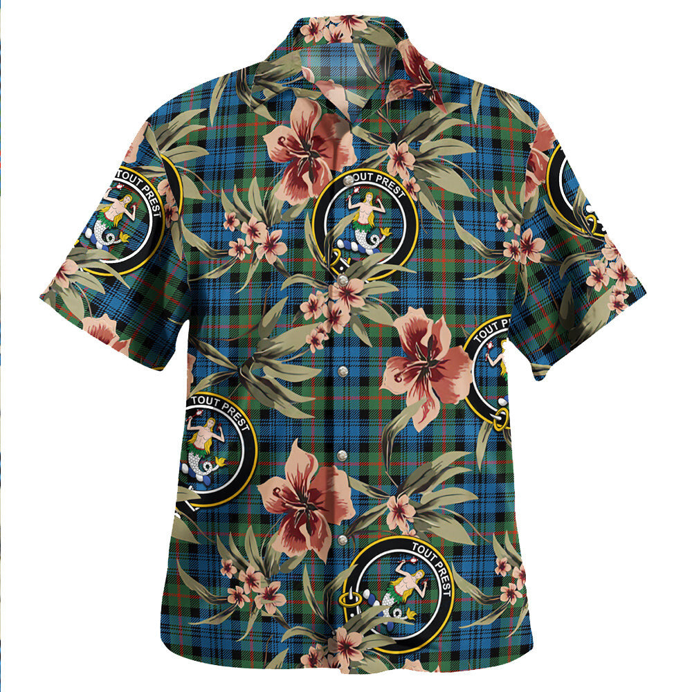 Clan Murray Ancient Tartan Crest Badge Aloha Hawaiian Shirt Tropical Old Style RW59 Murray Ancient Tartan Tartan Today   