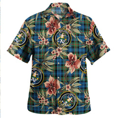 Clan Murray Ancient Tartan Crest Badge Aloha Hawaiian Shirt Tropical Old Style RW59 Murray Ancient Tartan Tartan Today   