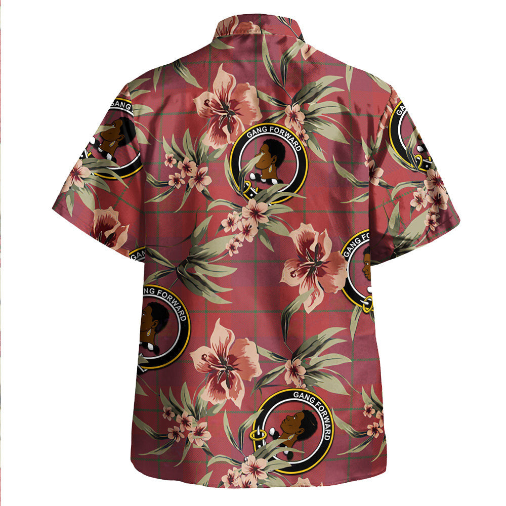 Clan Stirling of Keir Ancient Tartan Crest Badge Aloha Hawaiian Shirt Tropical Old Style KE82 Stirling of Keir Ancient Tartan Tartan Today   