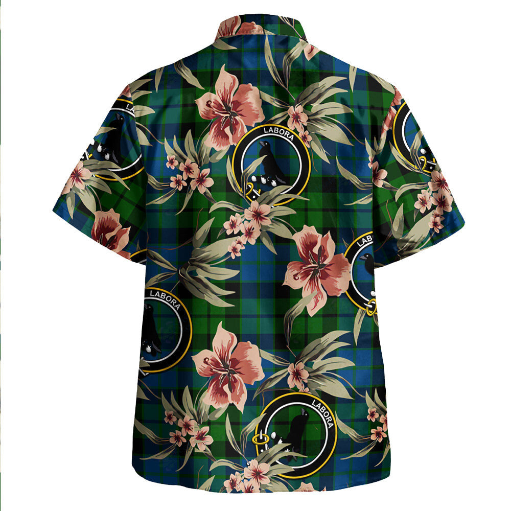 Clan MacKie Tartan Crest Badge Aloha Hawaiian Shirt Tropical Old Style MD42 MacKie Tartan Tartan Today   