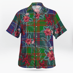 Clan Stewart of Appin Hunting Modern Tartan Scottish Lion Hawaiian Shirt GU89 Stewart of Appin Hunting Modern Tartan Tartan Hawaii Shirt   