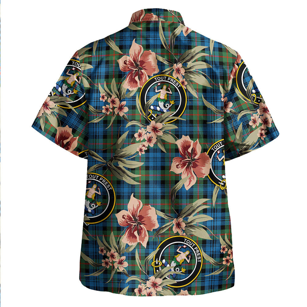 Clan Murray Ancient Tartan Crest Badge Aloha Hawaiian Shirt Tropical Old Style RW59 Murray Ancient Tartan Tartan Today   