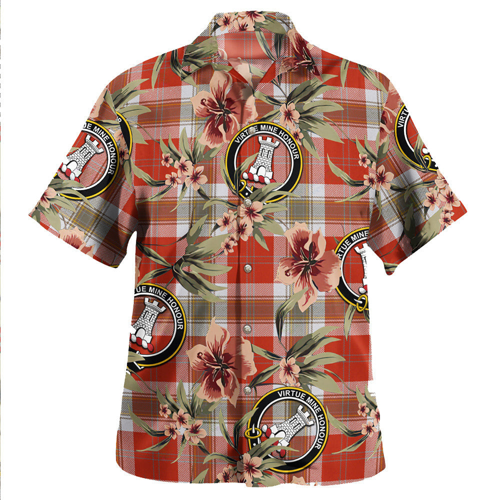 Clan MacLean of Duart Dress Red Ancient Tartan Crest Badge Aloha Hawaiian Shirt Tropical Old Style UF75 MacLean of Duart Dress Red Ancient Tartan Tartan Today   
