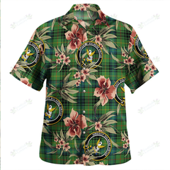 Clan Stewart Hunting Ancient Tartan Crest Badge Aloha Hawaiian Shirt Tropical Old Style OM91 Stewart Hunting Ancient Tartan Tartan Today   