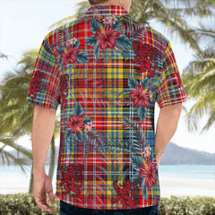 Clan Ogilvie of Airlie Ancient Tartan Scottish Lion Hawaiian Shirt GF96 Ogilvie of Airlie Ancient Tartan Tartan Hawaii Shirt   