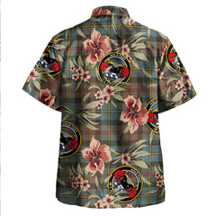 Clan MacLeod of Skeabost Weathered Tartan Crest Badge Aloha Hawaiian Shirt Tropical Old Style JM92 MacLeod of Skeabost Weathered Tartan Tartan Today   