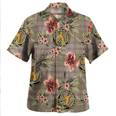 Clan MacPherson of Glentruim Weathered Tartan Crest Badge Aloha Hawaiian Shirt Tropical Old Style KR35 MacPherson of Glentruim Weathered Tartan Tartan Today   